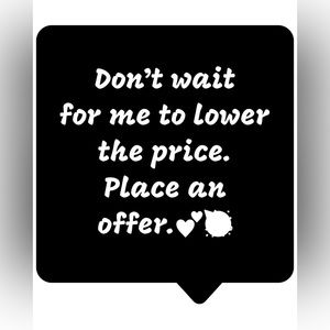 Please message me using the bundle button if you need lowered. 🌻🐝🛍️💕🥳🎉🎊🎈